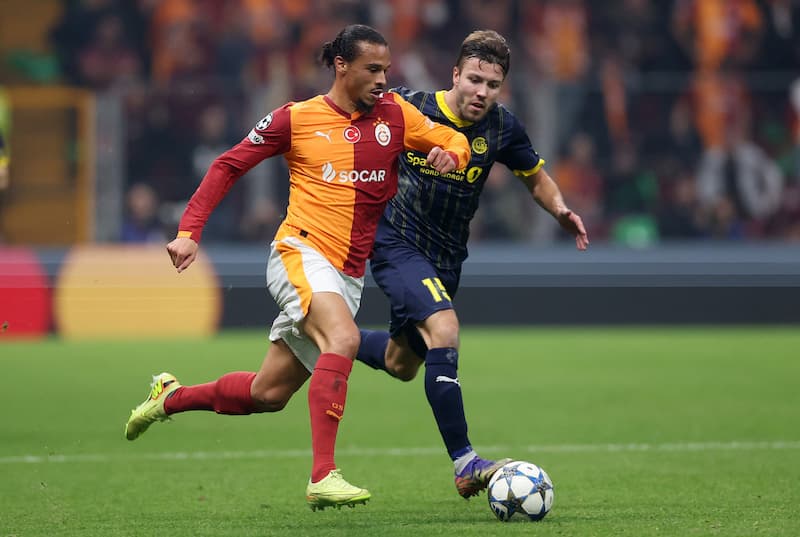 leroy sane i action i galatasaray