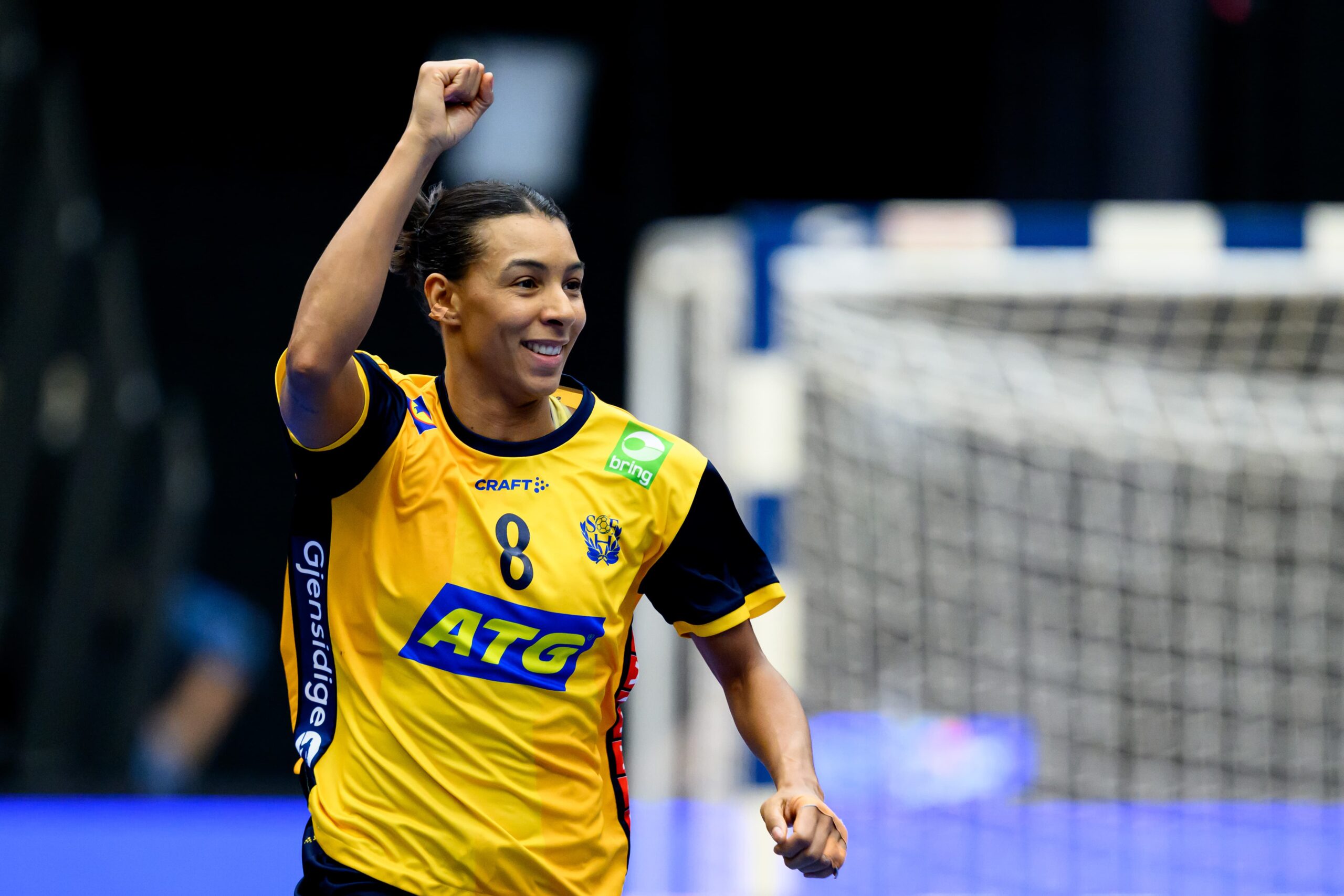 jamina roberts firar ett mål