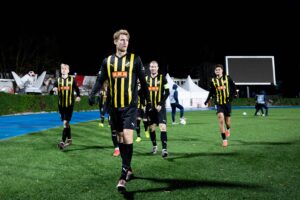 häckenspelare efter matchen mot mostar