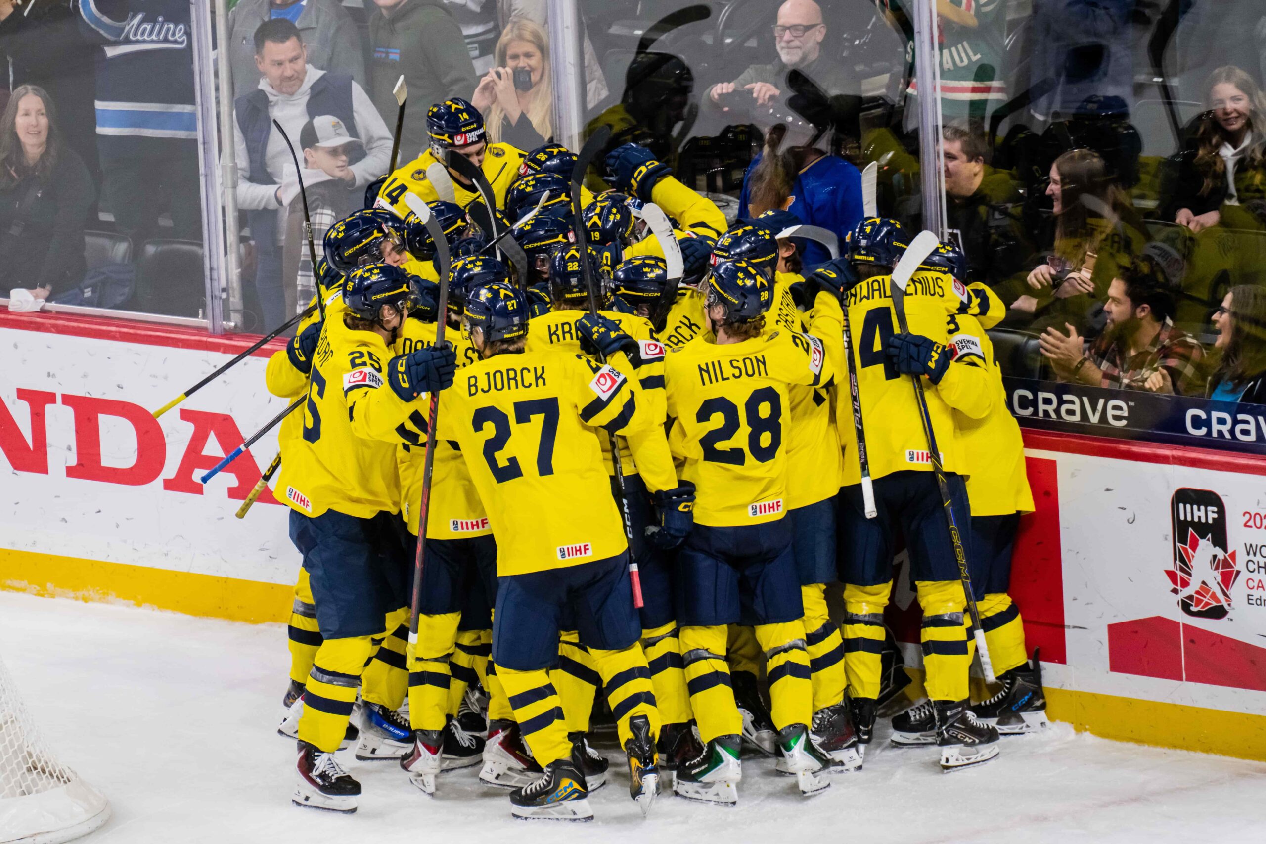 Sverige – Tjeckien på tv: SVT sänder finalen i JVM där Sverige är knapp favorit till guldet