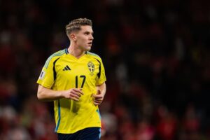 viktor gyökeres fokuserad i landslaget