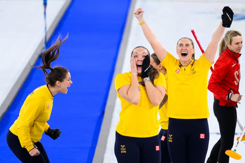 Sverige vinner os guld i curling