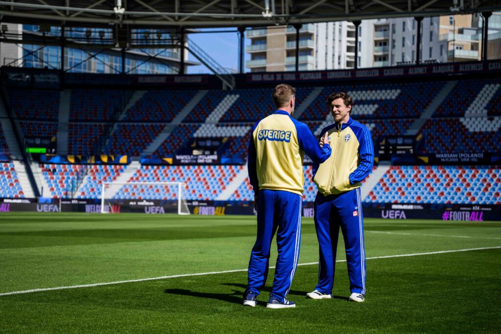 Ukraina - Sverige på tv