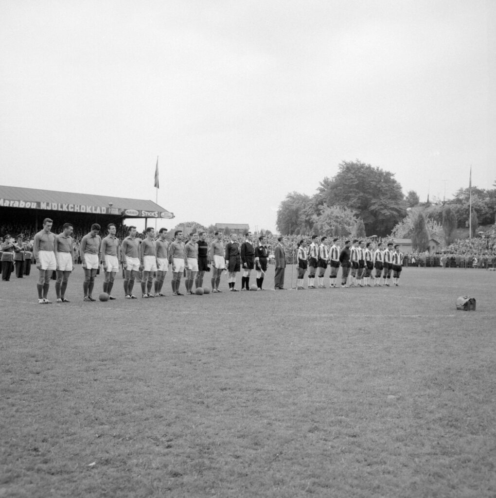 Idrottsparken i Norrköping under VM 1958