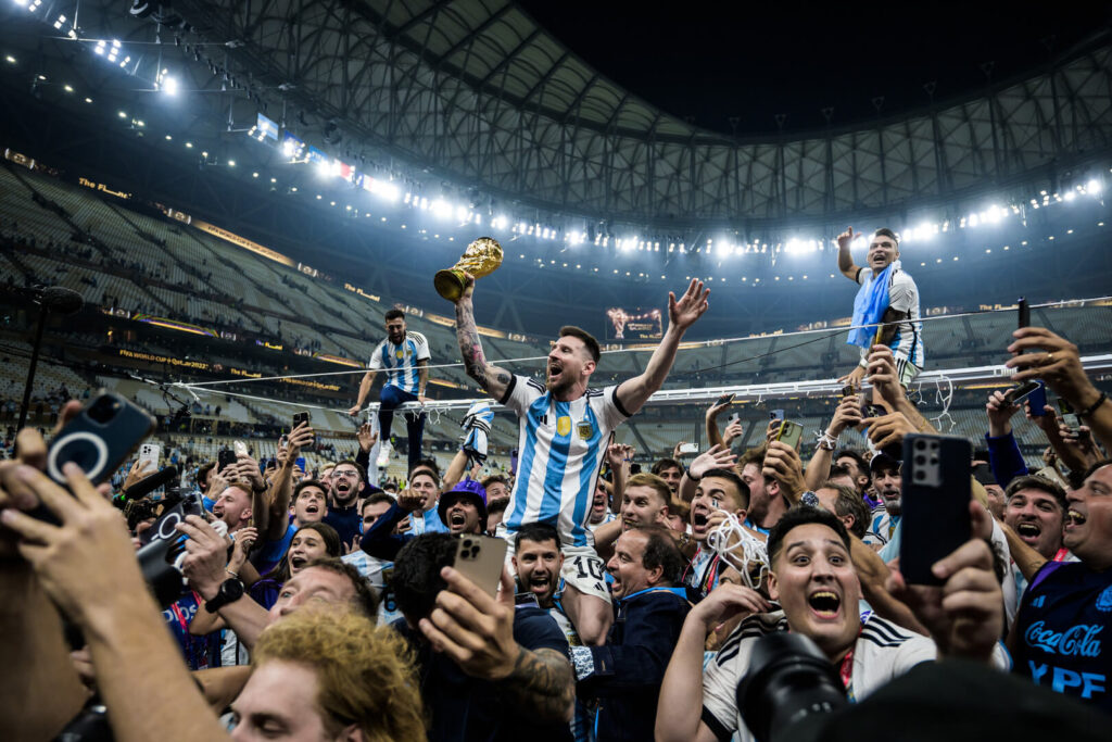 Messi och Argentina firar sitt VM-guld 2022