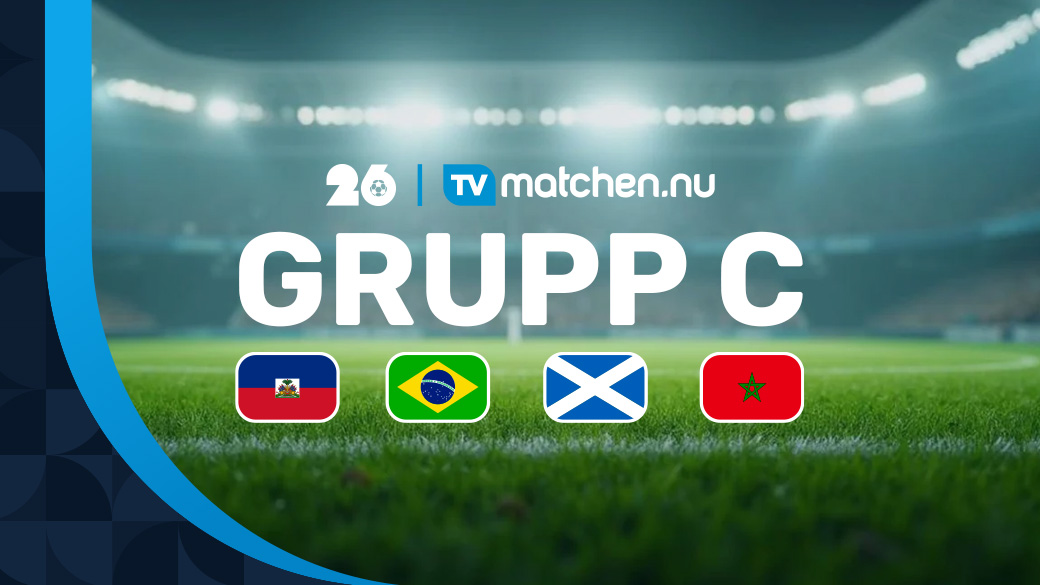 Grupp C i Fotbolls-VM 2026, Brasilien, Marocko, Skottland, Haiti