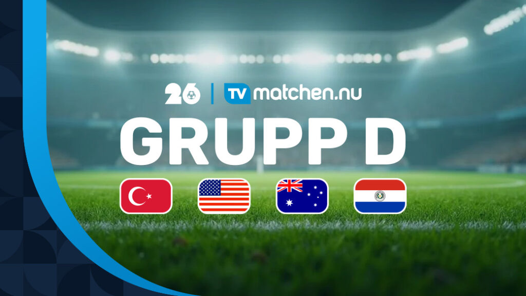 Grupp D i Fotbolls-VM 2026, USA, Australien, Paraguay, Turkiet