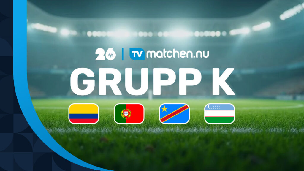 Grupp K i Fotbolls-VM 2026, Portugal, Colombia, Uzbekistan, DR Kongo