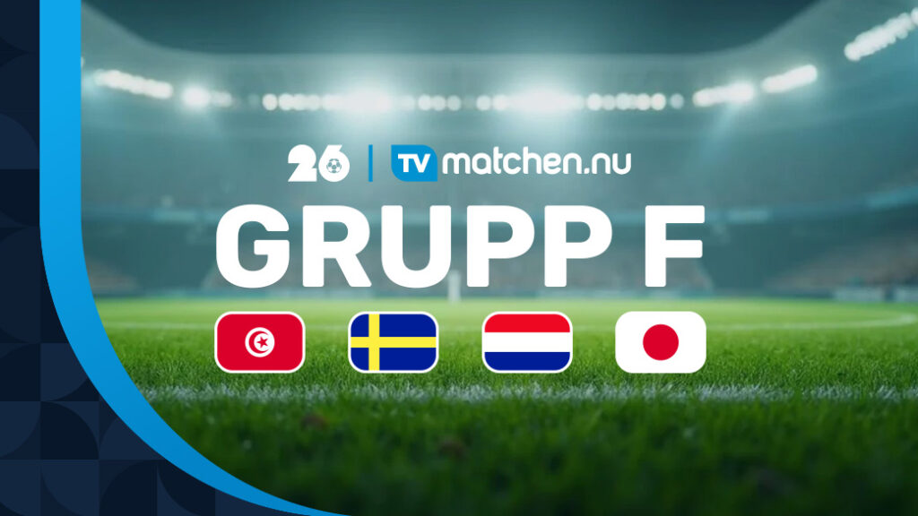 Grupp F i VM 2026, Sverige, Japan, Tunisien, Nederländerna