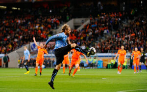 Diego Forlan, Uruguay - Nederländerna, semifinalen i VM 2010