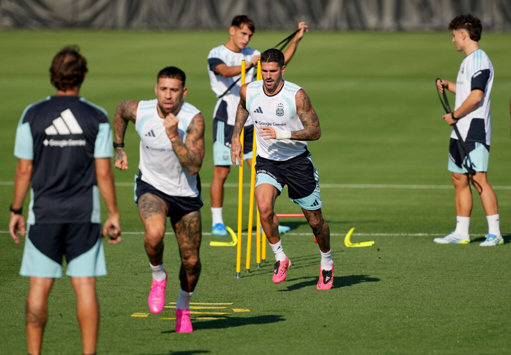 Argentina träning i Kansas City 3 juni