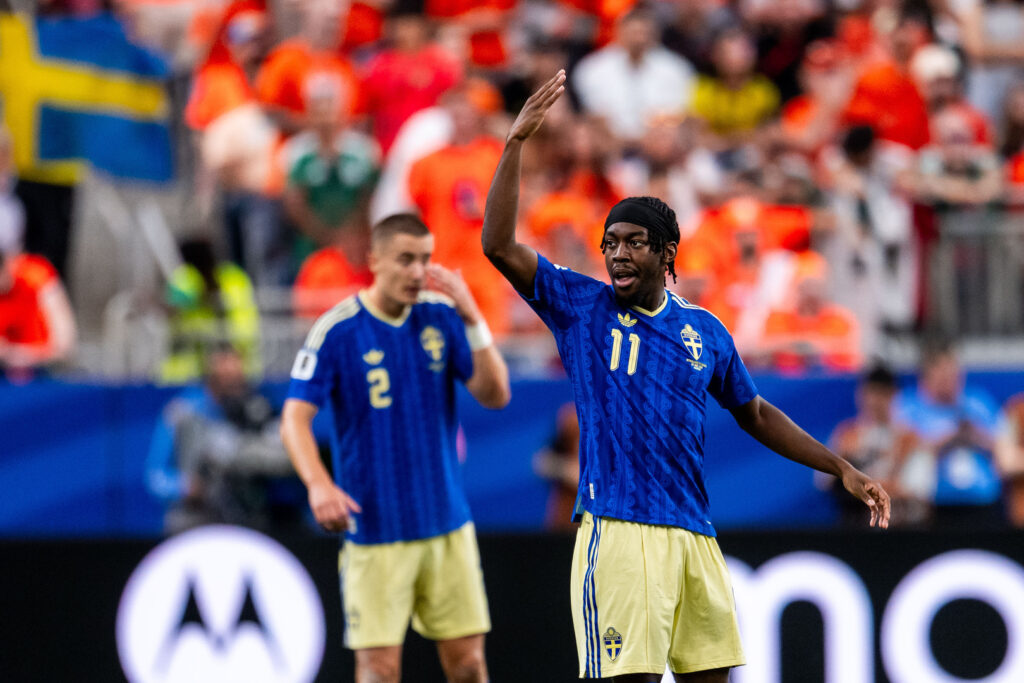 Elanga, målskytt Sverige - Nederländerna