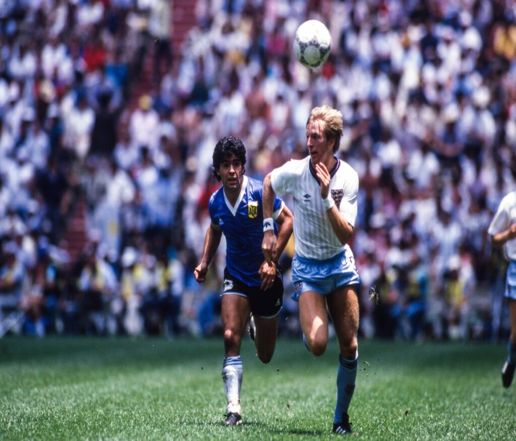 Maradona, Argentina - England, VM 1986