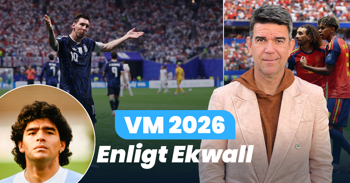 Ekwall om Messi, Maradona, och VM 2026 - finaldag med Argentina - Spanien